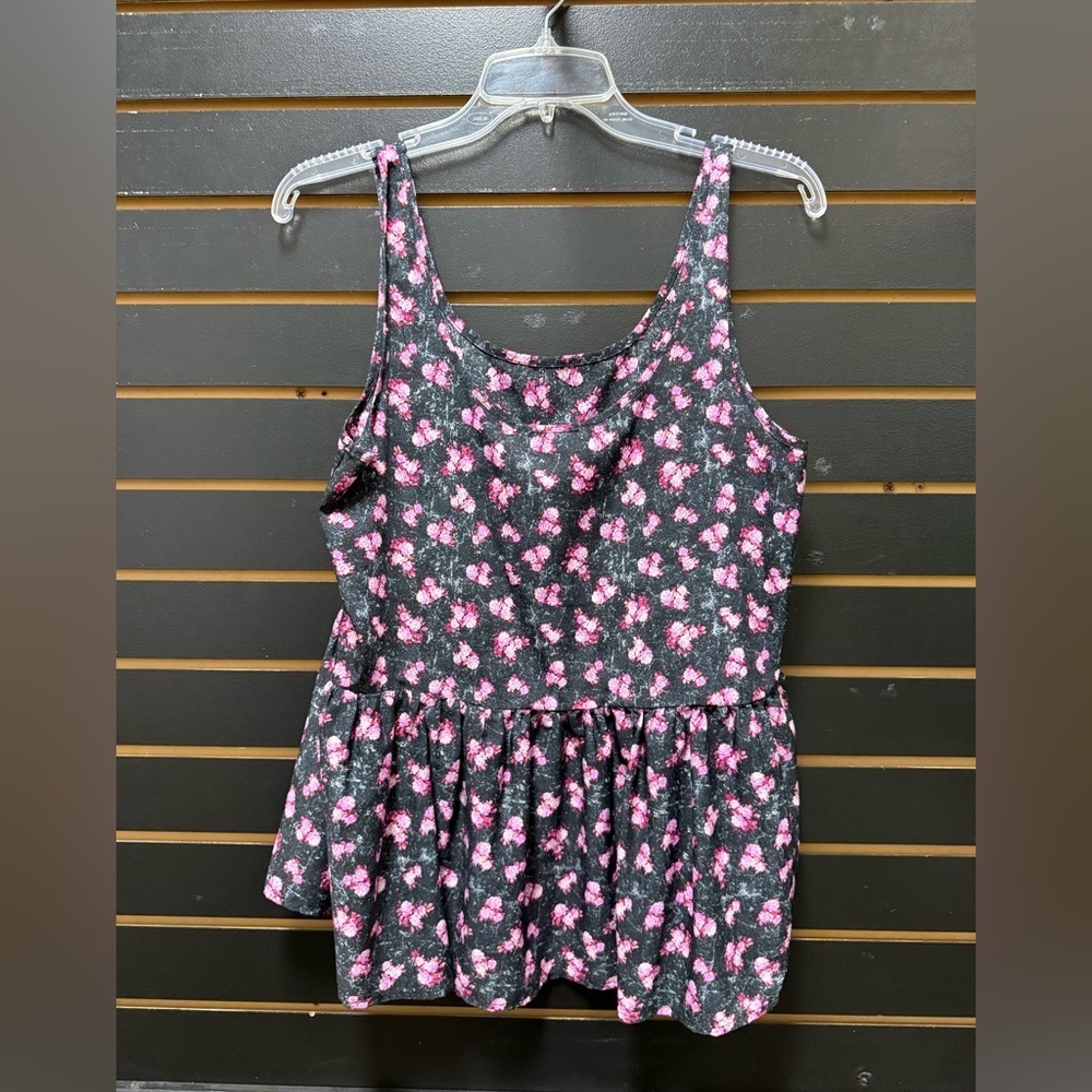 American Eagle Floral Peplum Tank Top M - Picture 4 of 4